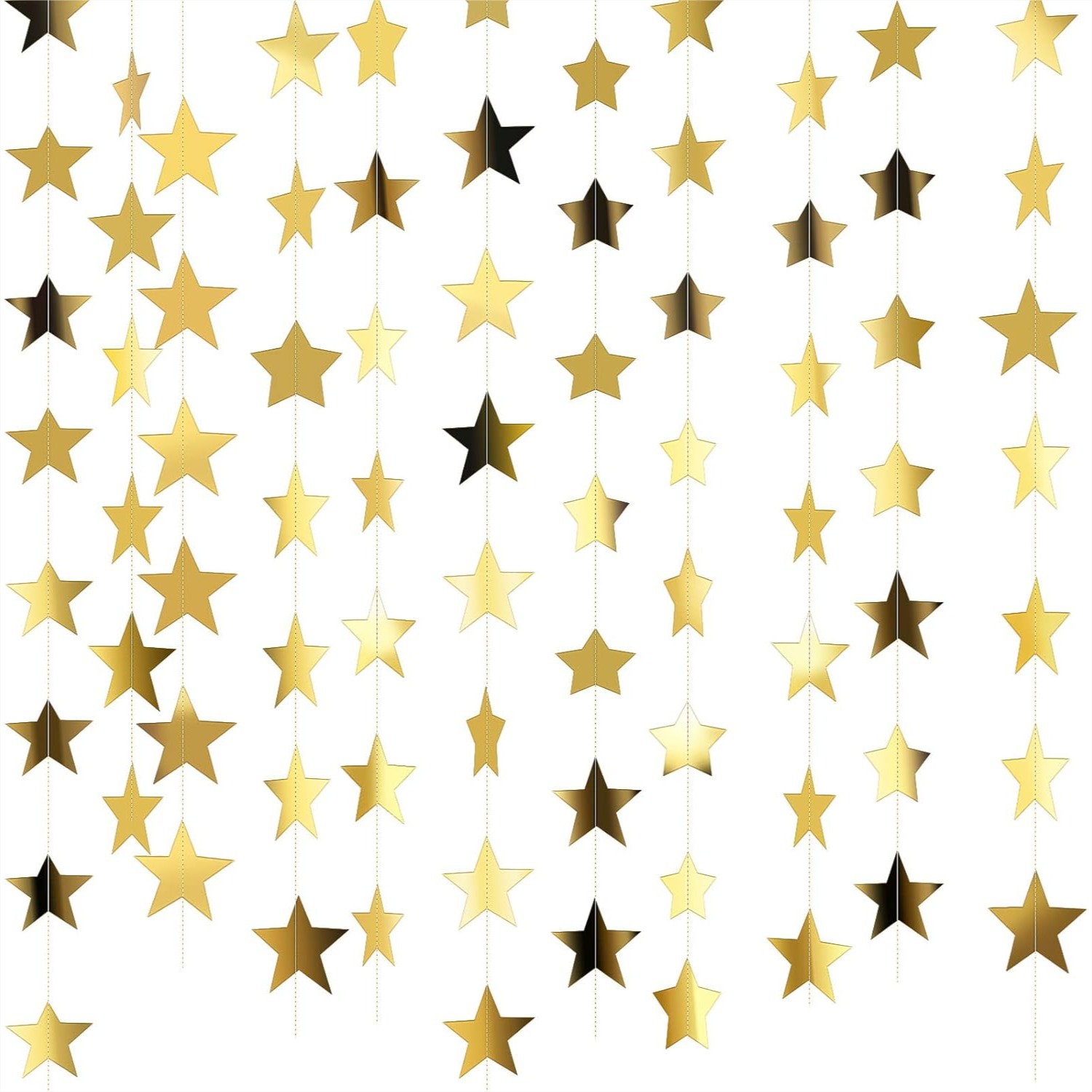 130ft Star Garland Banner for  - Wedding Decoration Supply incelemesi ve fiyatı