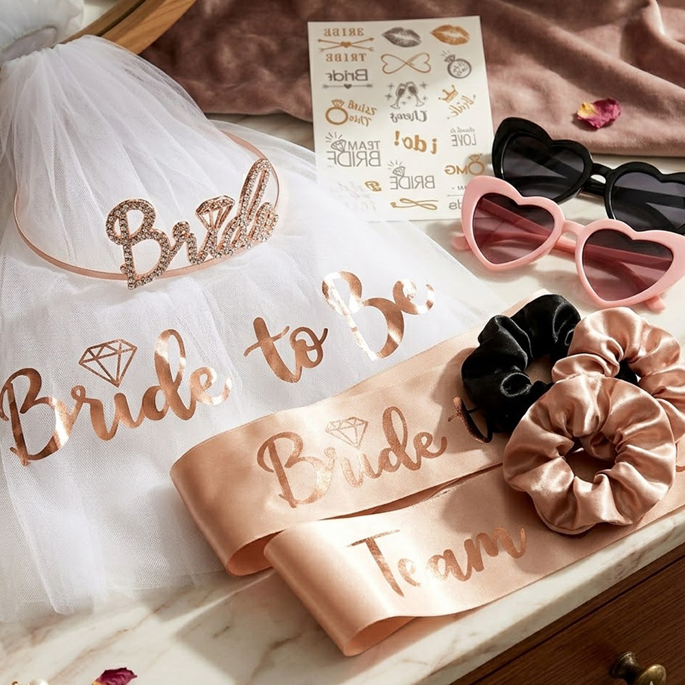 Rose Gold Bachelorette Party D - Wedding Supply Kit incelemesi ve fiyatı