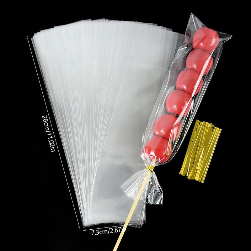 50/200Pcs Long Clear Cellophan - Wedding Supply List incelemesi ve fiyatı