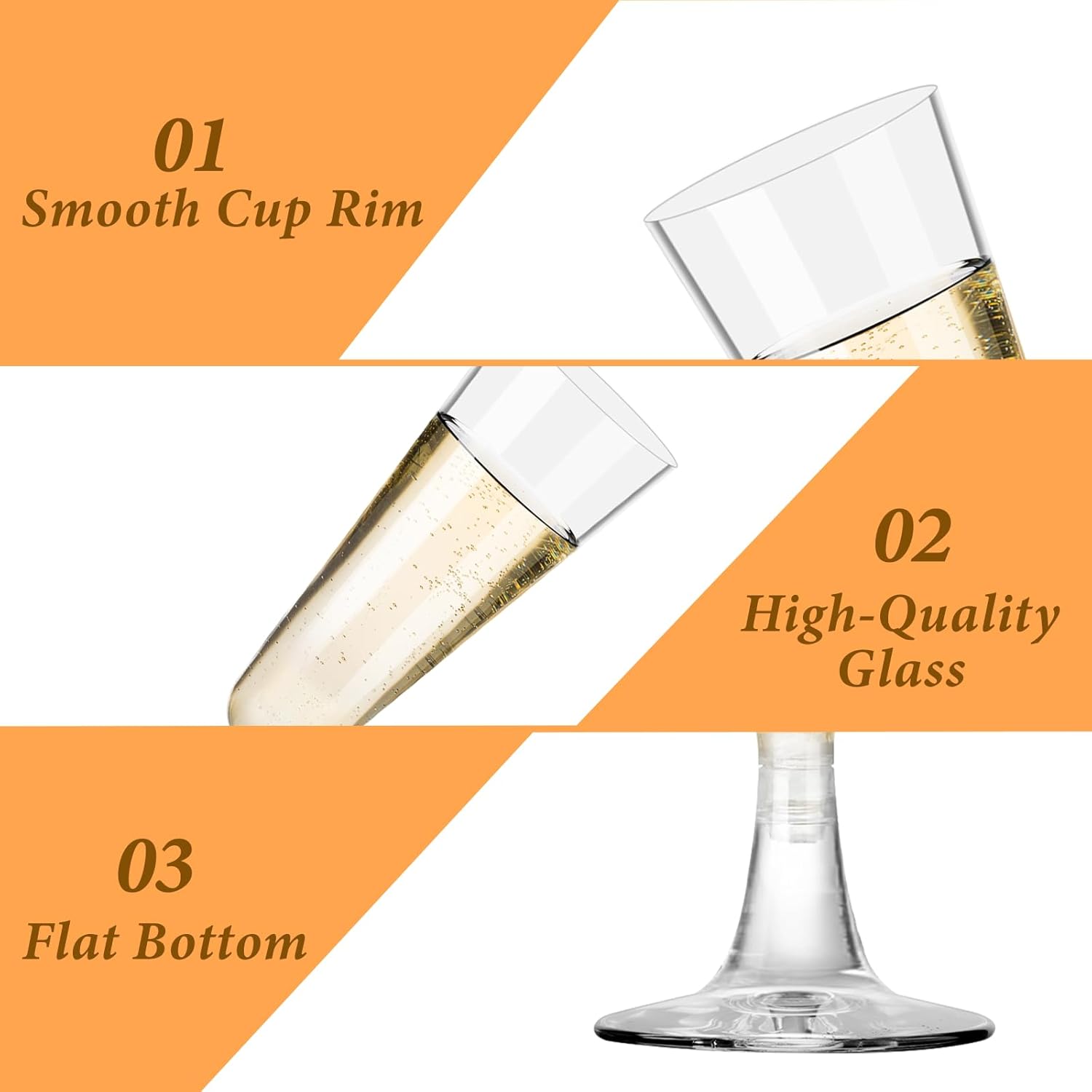 Plastic Champagne Flutes 40 Pa - Wedding Party Supply incelemesi ve fiyatı